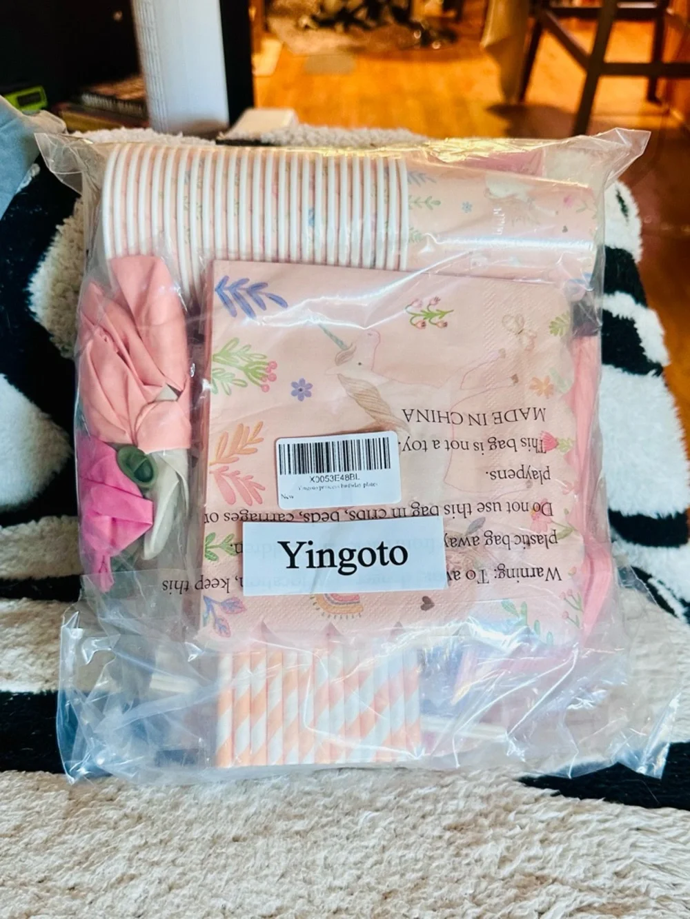 Elegant Pink Peach Princess/Fairy Party Set
